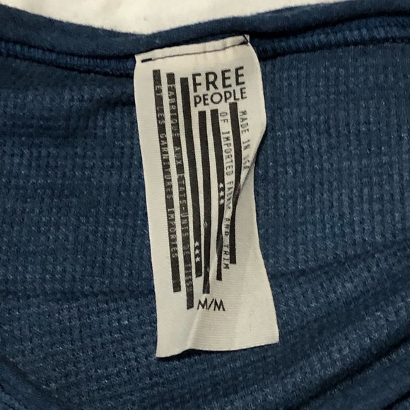 Free People “Ocean Dip” long sleeve Thermal - Picture 4 of 7